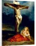 Saint Mary Magdalene at the Foot of the Cross, 1829 by Ferdinand Victor Eugene Delacroix