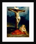 Saint Mary Magdalene at the Foot of the Cross, 1829 by Ferdinand Victor Eugene Delacroix