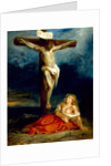 Saint Mary Magdalene at the Foot of the Cross, 1829 by Ferdinand Victor Eugene Delacroix