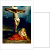 Saint Mary Magdalene at the Foot of the Cross, 1829 by Ferdinand Victor Eugene Delacroix