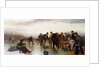 Curling; a Scottish Game, at Central Park, 1862 by John George Brown