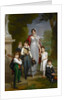 Portrait of Louise-Antoinette-Scholastique Guéhéneuc, Madame la Maréchale Lannes, Duchesse de Montebello, with her Children, 1814 by Francois Pascal Simon Baron Gerard