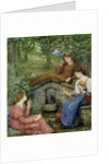 By a Clear Well with a Little Field, 1883 by Marie Spartali Stillman