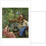 By a Clear Well with a Little Field, 1883 by Marie Spartali Stillman