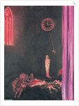 Darkness and Decay and the Red Death held illimitable dominion over all by John Byam Liston Shaw