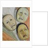 Oriental Masks by Carolyn Hubbard-Ford