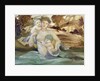 Mermaid with her Offspring by Edward Coley Burne-Jones