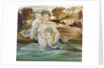 Mermaid with her Offspring by Edward Coley Burne-Jones