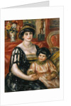 Madame Josse Bernheim-Jeune et son fils Henry' by Pierre Auguste Renoir