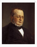 Portrait of Camillo Benso, count of Cavour. by Francesco Hayez