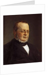 Portrait of Camillo Benso, count of Cavour. by Francesco Hayez
