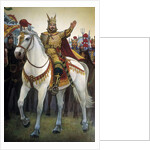 Tumb of the Korean king Tongmyong Wang by School Korean