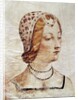 Miniature depicting Laure de Noves by Florentine School