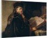Portrait of a rabbi by Rembrandt Harmensz. van Rijn