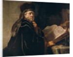 Portrait of a rabbi by Rembrandt Harmensz. van Rijn