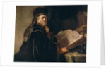 Portrait of a rabbi by Rembrandt Harmensz. van Rijn