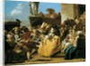 Scene of carnival or Le menuet 1754 by Giandomenico Tiepolo