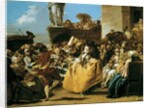 Scene of carnival or Le menuet 1754 by Giandomenico Tiepolo