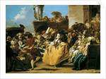 Scene of carnival or Le menuet 1754 by Giandomenico Tiepolo