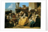 Scene of carnival or Le menuet 1754 by Giandomenico Tiepolo