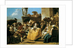 Scene of carnival or Le menuet 1754 by Giandomenico Tiepolo