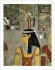Egyptian Antiquity: Nephtis goddess painted on the Horemheb's tumb by Egyptian Egyptian