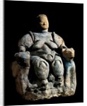Deesse mere, statue de terre cuite. 8000-6000 AD coming from Catal Huyuk. by Neolithic Neolithic