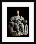 Deesse mere, statue de terre cuite. 8000-6000 AD coming from Catal Huyuk. by Neolithic Neolithic