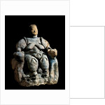 Deesse mere, statue de terre cuite. 8000-6000 AD coming from Catal Huyuk. by Neolithic Neolithic