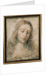 Tete du Christ redempteur by Leonardo da Vinci