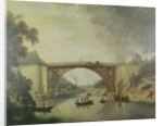 The Cast Iron Bridge near Coalbrookdale, c.1780 by William Williams