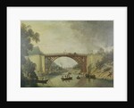 The Cast Iron Bridge near Coalbrookdale, c.1780 by William Williams