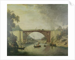 The Cast Iron Bridge near Coalbrookdale, c.1780 by William Williams