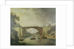 The Cast Iron Bridge near Coalbrookdale, c.1780 by William Williams