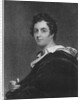 Portrait of George Gordon, 6th Lord Byron of Rochdale by English School