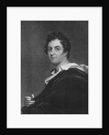 Portrait of George Gordon, 6th Lord Byron of Rochdale by English School