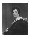 Portrait of George Gordon, 6th Lord Byron of Rochdale by English School
