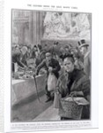 The Crumbs from the Rich Man's Table: Distributing the Remains of the Feast to the Poor in the Guildhall the Morning after the Banquet, 1908 by Samuel Begg