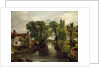 The Mill Stream, 1814-15 by John Constable