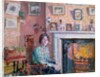 Interior, Mornington Crescent, 1910 by Spencer Frederick Gore