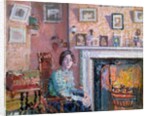 Interior, Mornington Crescent, 1910 by Spencer Frederick Gore