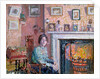 Interior, Mornington Crescent, 1910 by Spencer Frederick Gore