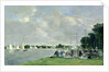 Regatta at Argenteuil, 1866 by Eugene Louis Boudin