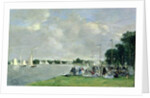 Regatta at Argenteuil, 1866 by Eugene Louis Boudin