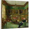 Otto Beit in his study at Belgrave Square, 1913 by William Orpen