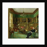 Otto Beit in his study at Belgrave Square, 1913 by William Orpen