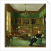 Otto Beit in his study at Belgrave Square, 1913 by William Orpen