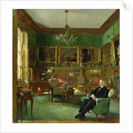 Otto Beit in his study at Belgrave Square, 1913 by William Orpen
