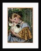 A Girl with a Cat, 1860 by Robert Braithwaite Martineau