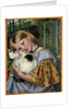 A Girl with a Cat, 1860 by Robert Braithwaite Martineau